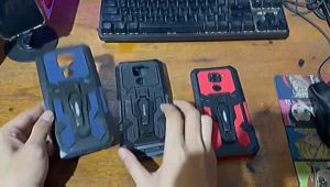 Casing Hp Untuk Vivo Y35 2022 Hard case Robot Armor Belt Clip Kick standing Cover  Terbaru