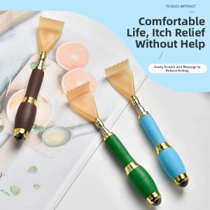 Itch Relief Scratching Tool Back Expander Retractable Multi-Functional Elderly Pleasure High End Woodland BQR Massager