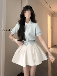 SUSIEYUAN | Summer Unique Aesthetic College Style Set Dress