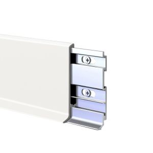 BEIQIVI | Stainless Steel New Clamping Ultra-thin Metal Skirting Board 6cm