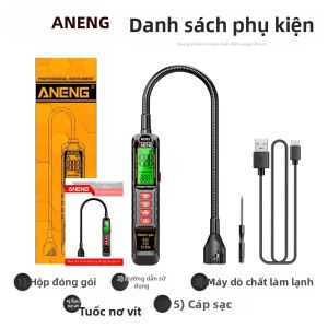 ANENG | Máy Dò Halogen ANENG HD02 Máy Kiểm Tra Rò Rỉ Khí Lạnh Độ Nhạy Cao Cho Máy Điều Hòa Không Khí R22 R32 R134a Cấp Công Nghiệp Có Đèn Nền LCD