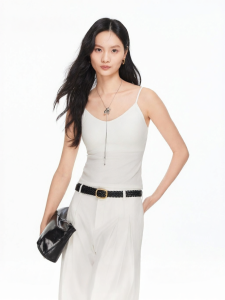 Vero Moda | Áo Ngực Dây Đệm Crop Top Ôm Body Ngắn