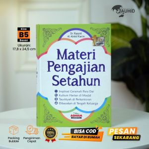 Buku Materi Pengajian Setahun – Buku Agama Islam Buku Motivasi Islam Hard Cover