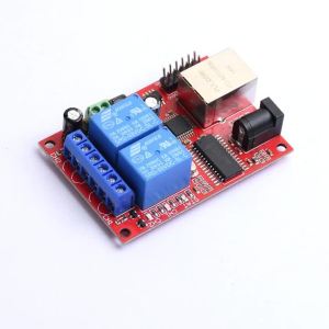 Gaqqee | Mô-đun Chuyển Tiếp Ethernet 2 Kênh DC 5-24V Điều Khiển Từ Xa Trên Đám Mây Bộ Hẹn Giờ Chuyển Mạch Mạng Hỗ Trợ Giao Thức Modbus TCP Ứng Dụng Máy Tính