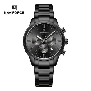 Naviforce | NAVIFORCE Mens Watch Quartz Calendar 3ATM Water Resistant Date Display Steel Band Fashionable Sports Luxury Wristwatch NF8076
