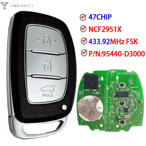YOCASTY 95440-D3000 Smart Remote Car Key For Hyundai Tucson 2016 2017 2018 ID47 433MHz