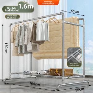Durable Galvanized Steel Clothes Drying Rack