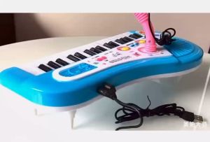 Childrens electronic organ 37 keys with microphone early education educational music baby piano