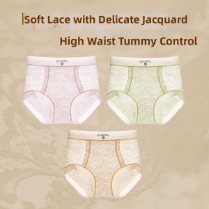 Sheer Seamless Lace Mesh High Waist No-Pinch Pants