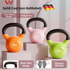 HUMG FENG | Quality German Made Womens Fitness Kettlebell 6kg