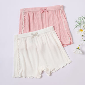 Girls Safety Pants Thin Summer Anti-Light Bottoming Shorts Childrens Underwear Two-In-One Anti-Light Walking Pants for Girls