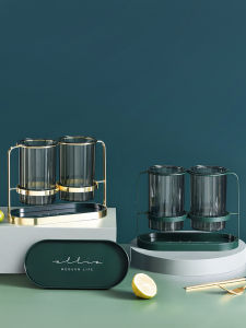 Luxury Chopsticks Holder Stand Kitchen Countertop Drainable Storage Box New Home Use Model Chopsticks Cage Chopsticks Rack