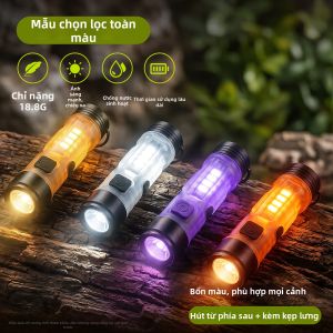 BEAUTY IN THE LIGHT | Đèn Pin Sạc Mạnh Bền Di Động Mini