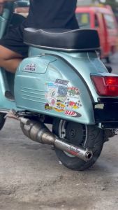 KNALPOT VESPA KIRI KHUSUS PLAT GALVANIS