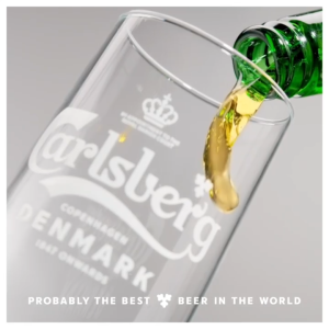 Carlsberg Danish Pilsner Beer Cans Football Edition (24 x 320ml)