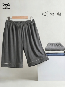 MiiOW | Cotton Breathable Mens Sleep Shorts Home Wear