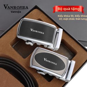 Dây Nịt Da Đơn Giản Đa Dụng Phong Cách Hàn Quốc Khóa Tự Động Đôi