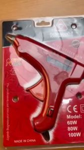 Mitsushi Lem Tembak Kecil Hot Melt Glue Gun 40W Lilin Stick Hot Melt Glue Gun + 7mm Glue Gun Sticks Refill Stick Lem Tembak Listrik 1 Set