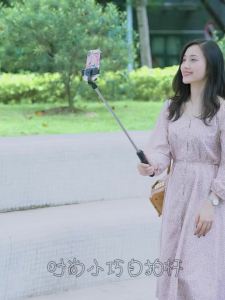3In1 Bluetooth Wireless Selfie Tripod With Fill Light Shutter Remote Control Portable Foldable Monopod For iPhone Smart Phone