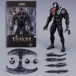 Bandai | Venom Spider Man legends Action Figure Joint Movable Toys Change Face Statue Model Doll Collectible kids for Toy Gift