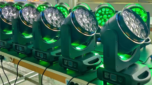 19*15W Mini Bee Eye Moving Beam Light with LED Strip for Club/Event/DJ/Sound&Light/Stage Equipment Wedding Party Show