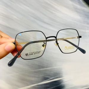 Gọng kính cận 85005  chất liệu titan thời trang mắt kính OURESS nam nữ siêu nhẹ siêu bền