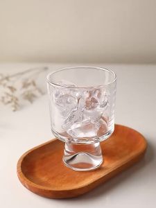 8.1oz Mini Glass Cup Long Stem Perfect for Red Wine Ice Cream Cold Drinks Coffee Fruit Desserts Yogurt Pudding Juice