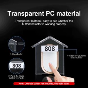 HOHODALINK Cover Pelindung Bel Rumah / Penutup Bel Rumah dari Hujan / Rumah Bell Outdoor