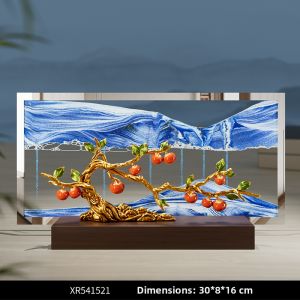 Kisstyle | High-end Rare柿柿如意 Fluid Painting Ornament