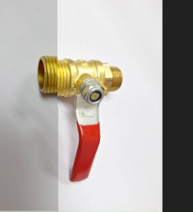 ก๊อกบอลวาล์วหุนสีส้ม สำหรับเครื่องน้ำ 1/2-3/8 047-8 3สูบ 6หุน ติดตั้งง่าย ไม่มีวันหมดอายุ