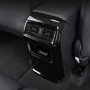 For Honda CR-V 6th 2023 2024 2025 Hybrid ABS Car Interior Rear Armrest Air Outlet Trim Panel Pad Anti kick Cover Frame Sticker