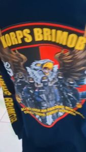 KAOS POLISI BRIMOB - T SHIRT POLISI KORPS BRIMOB - MENGGUNAKAN BAHAN COTTON COMBET 30S