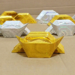 JIALUO | Gold Handmade Folded Paper Joss Money