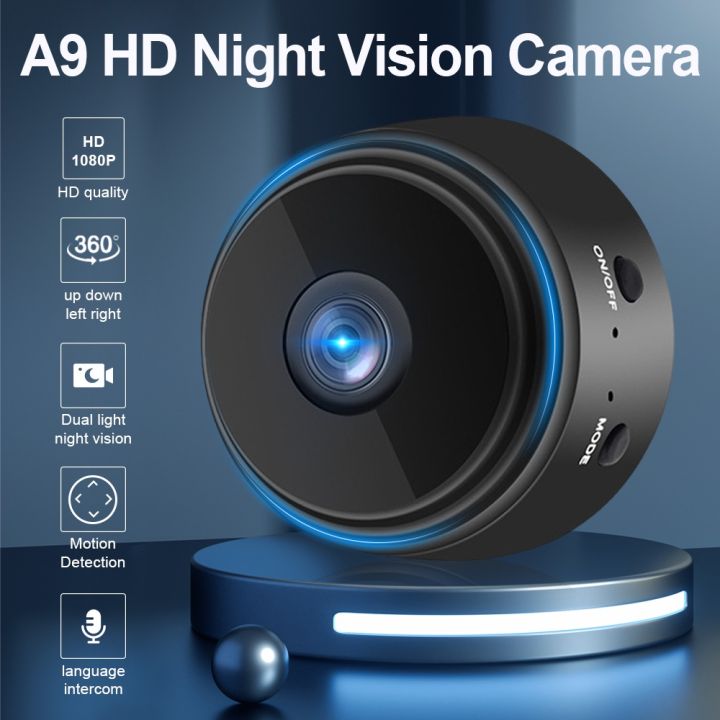 [COD]A9 HD1080P cctv Camera Cellphone Control with Voice Night Vision ...