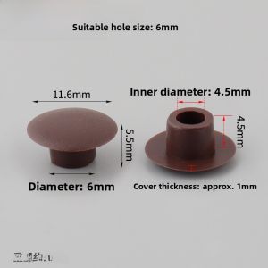 Plastic Hole Cover Screw Eye Lid Furniture Decorative Lid Hinge Hole Plug Cover Various Sizes Available from Guangdong China