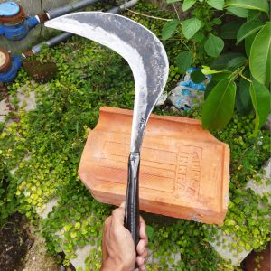 SABIT PERTANIAN GAGANG PIPA BESI - SABIT ARET SUPER TAJAM ANTI COPOT GAGANG KUAT - SABIT RUMPUT PADI SIAP PAKAI