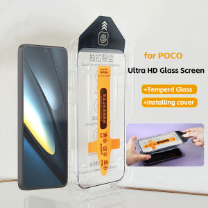 2PCS For Poco X6 5G Glass Poco F6 Pro C65 F4 F3 M4 Pro X5 X4 GT Tempered Glass X6Pro PocoX6 Pro PocoX6Pro Screen Protector