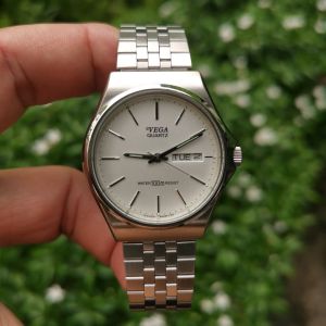 Đồng Hồ Si Nhật Nam * VEGA - QUARTZ - Size 35.5 mm - Size Dây 19.5 cm - Chống nước 100 mét @ N.59