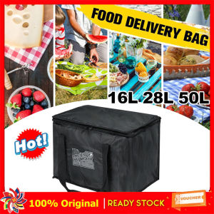 16/28/50L thực phẩm giao hàng túi cách nhiệt Pizza Takeaway nhiệt ấm/lạnh Túi Vật liệu: Giấy bạc vải bông Ngọc Trai Tích Hợp (không có hỗ trợ)