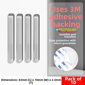 Liban | Transparent Anti-Collision Silicone Protector Door and Wall Bumper Strip