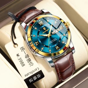 Swiss Brand New Belt Style Mens Watch Night Light Dual Calendar Watch Fully Automatic Premium Original Watch