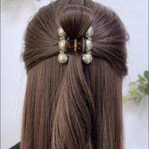 Kẹp Tóc Đuôi Ngựa Thời Trang Thu Đông Mới Cho Phụ Nữ Nhiều Tóc Phụ Kiện Tóc Nữ Đồ Trang Trí Tóc Đồ Trang Trí Tóc