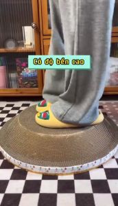 Ổ nằm cho mèo saze đại 50 cm  Bàn cào móng kiêm ổ đệm nằm 1kg -10kg