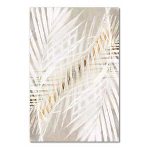 BILIBILI | Foggy Plant Dried Leaves Sunlight Shades Wall Art Canvas Painting Nordic Posters And Prints Wall Pictures For Living Room Decor