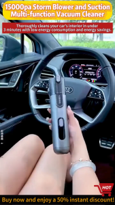 Car Smart 5in1 Portable Super Mini Wireless Handheld Vacuum Cleaner. 5in1 Smart Portable Car Vacuum Cleaner