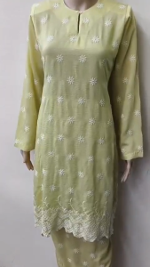 Baju Kurung Pahang CITRA Cotton Emboss #KP26042 BBStml