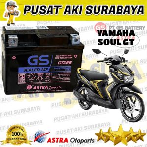 ORIGINAL ACCU GS ASTRA GTZ5S AKI ASLI PABRIK MOTOR HONDA MIO SOUL GT SUPRA X 125 NEW MEGAPRO