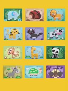 TAIYO DIY EVA Sticker Premium 3D Aksesoris Kerajinan Anak Menempel Stiker Animal Transport
