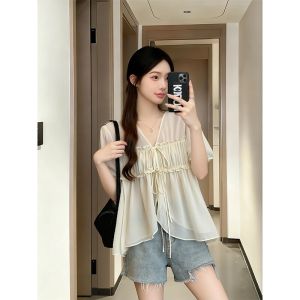 AIYITI | Fairy Style Loose Thin Summer Blouse