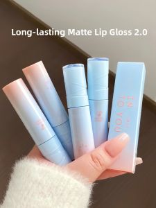 INTOYOU Water Mist Lip Glaze W14 Second Generation 2.0 New Model Dewy Matte Lipstick Resistant to Fading And Transfer